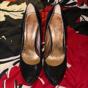 BCBGeneration Black Stiletto Heels with Pointed Toe